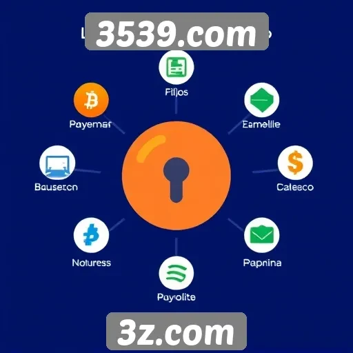 Mecanismos de pagamento disponíveis no 3539.com